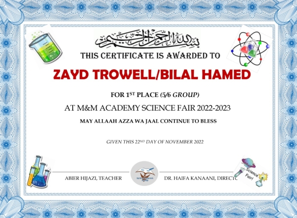 Science Fair Competition 2022